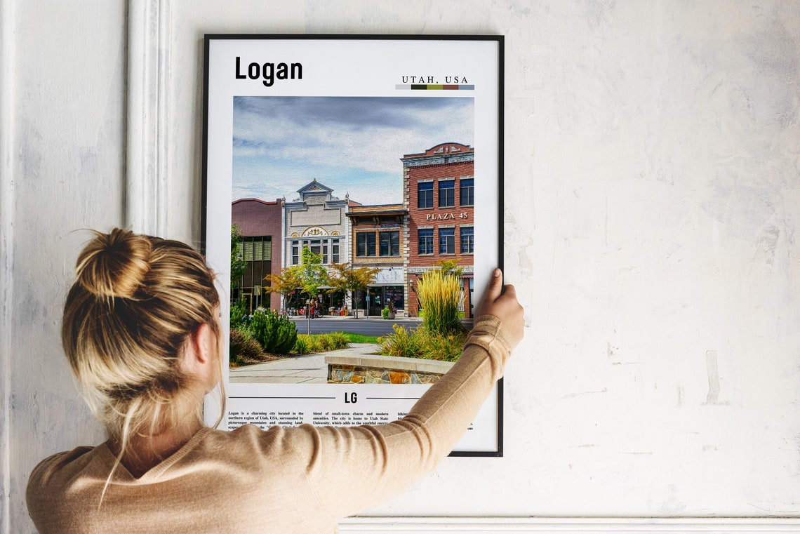 Logan Poster Logan Print Logan Wall Art United States Photo United States Poster United States Print - Image 4