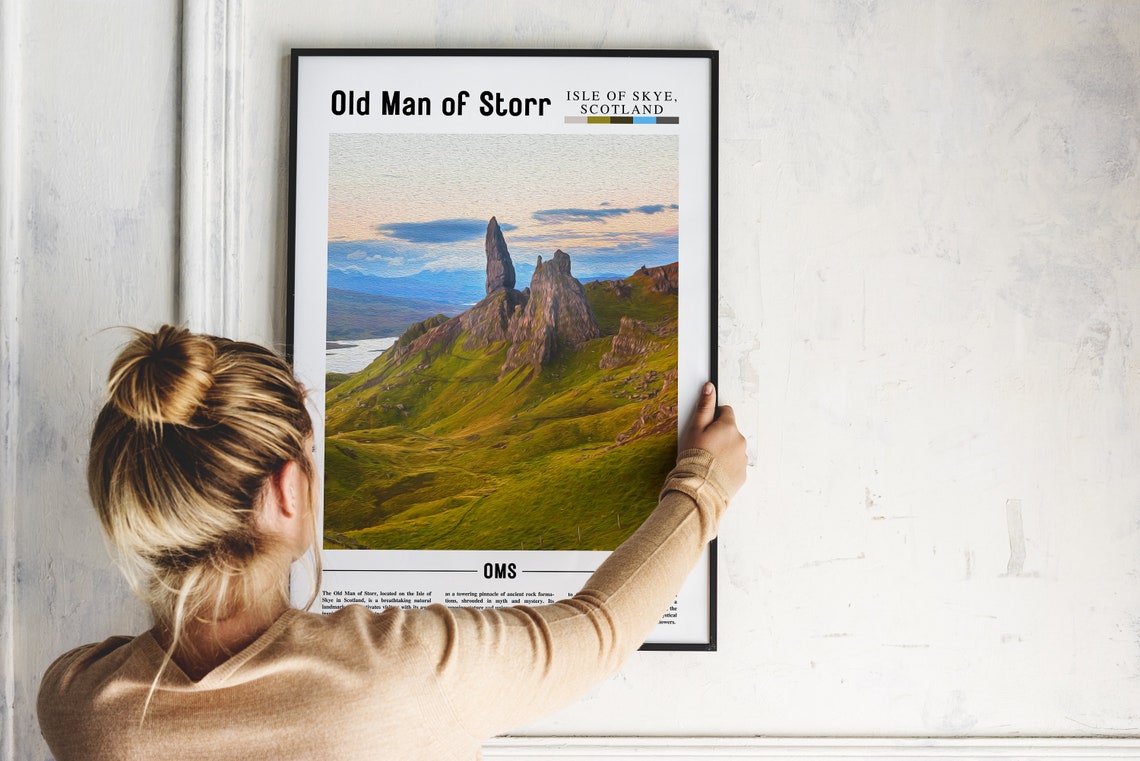 Old Man Of Storr Poster Old Man Of Storr Print Old Man Of Storr Wall Art Europe Photo Europe Poster Europe Print Travel Poster - Image 5