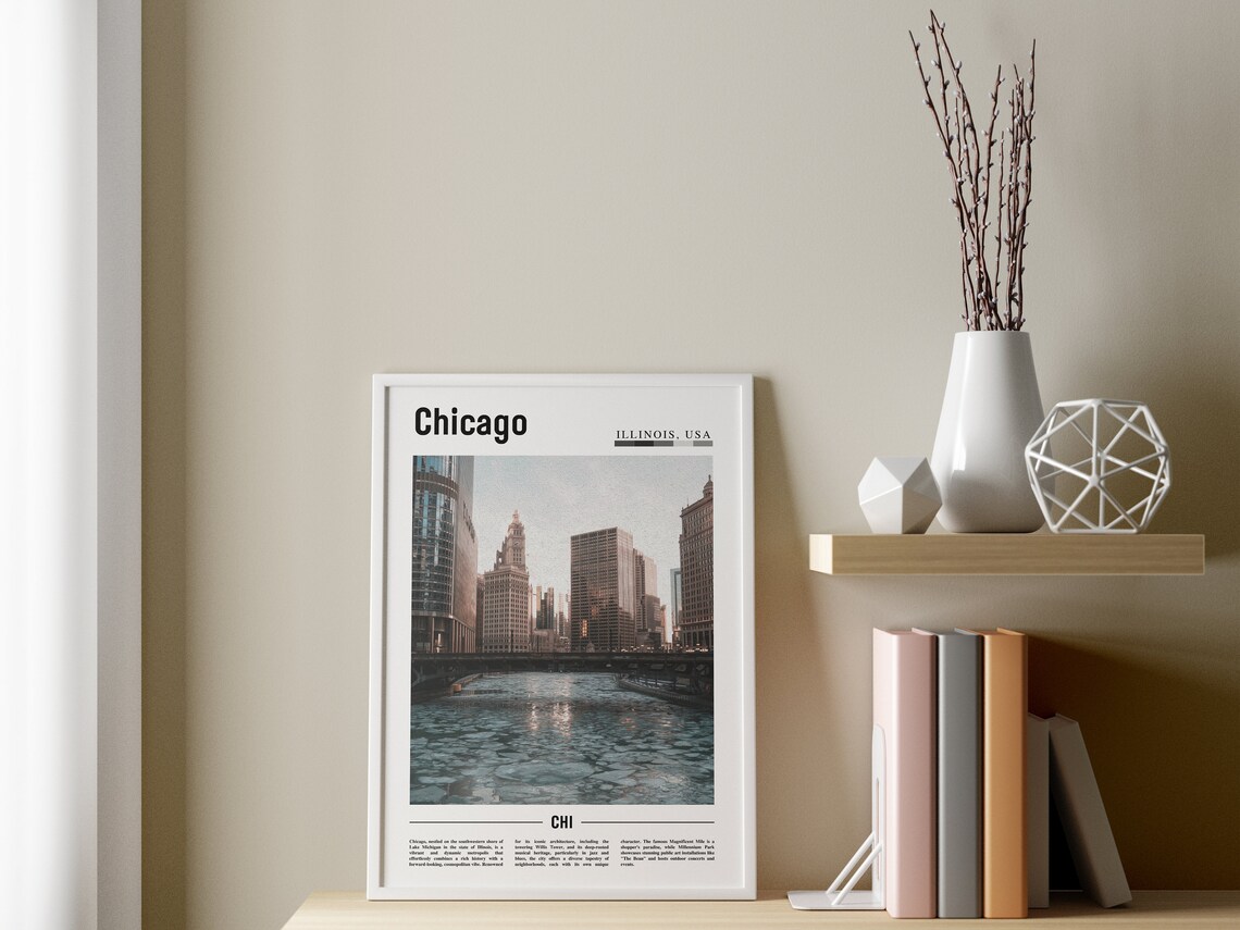 Chicago Travel Poster, United States Photo - Image 3