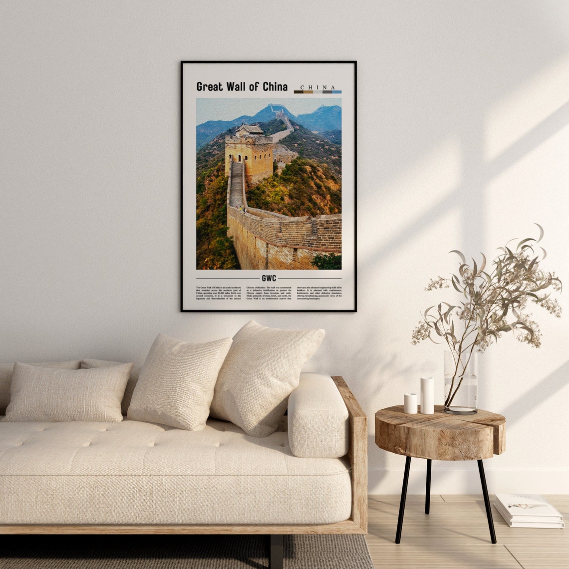 Great Wall Of China Travel Poster - Image 2