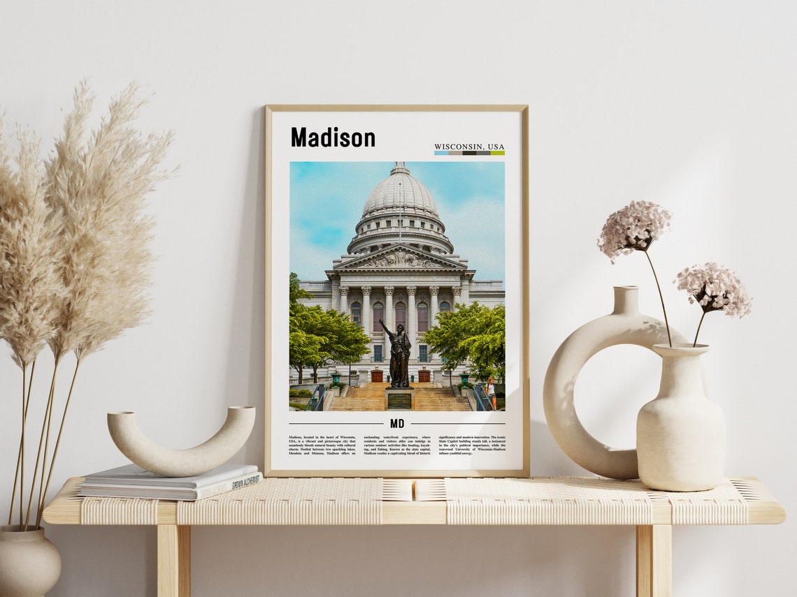 Madison, United States Travel Poster - Image 5