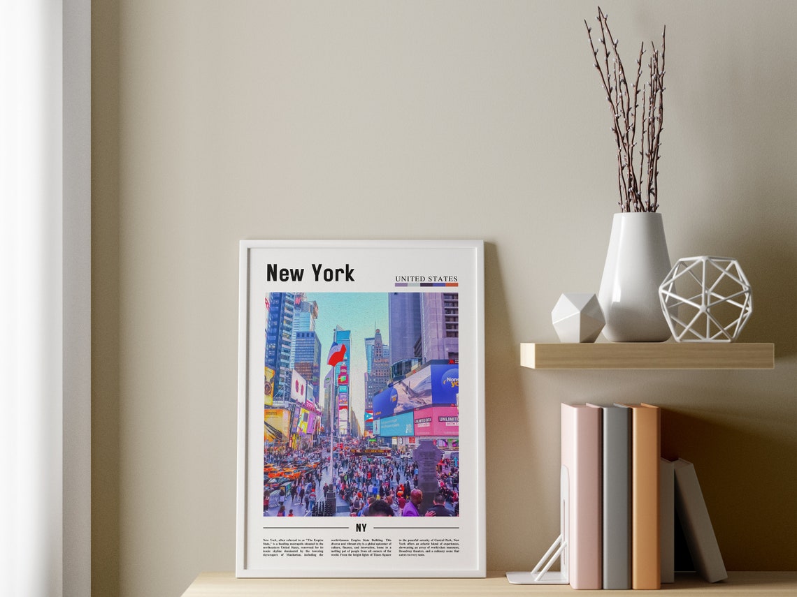 New York Poster New York Print New York Wall Art Ny Photo Ny Poster Ny Print New York Photo Travel Poster - Image 3