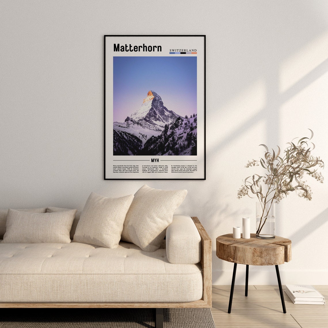 Matterhorn Poster Matterhorn Print Matterhorn Wall Art Europe Photo Europe Poster Europe Print Travel Poster - Image 2