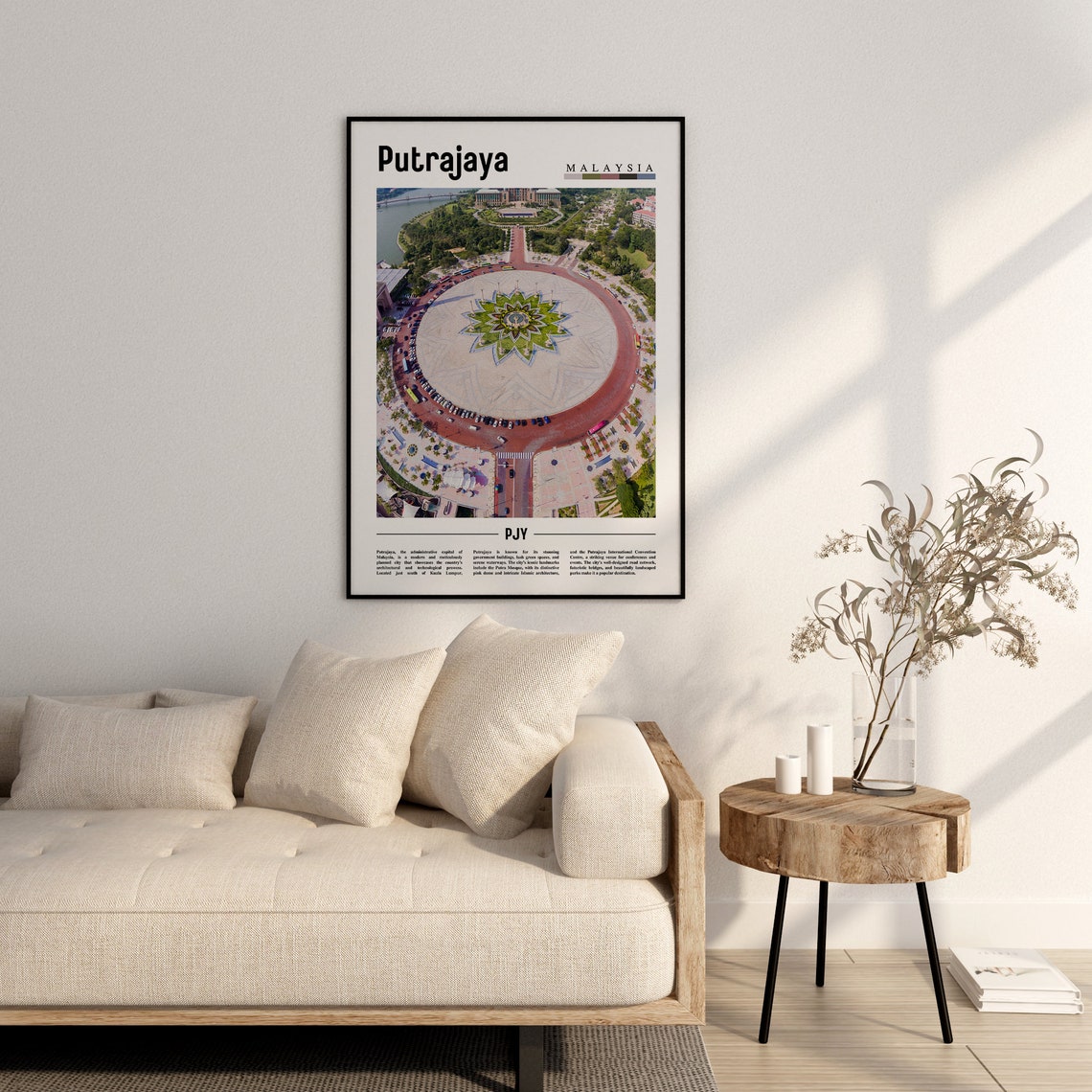 Putrajaya Poster Putrajaya Print Putrajaya Wall Art Asia Print Asia Poster Asia Photo Minimal Travel Poster - Image 2