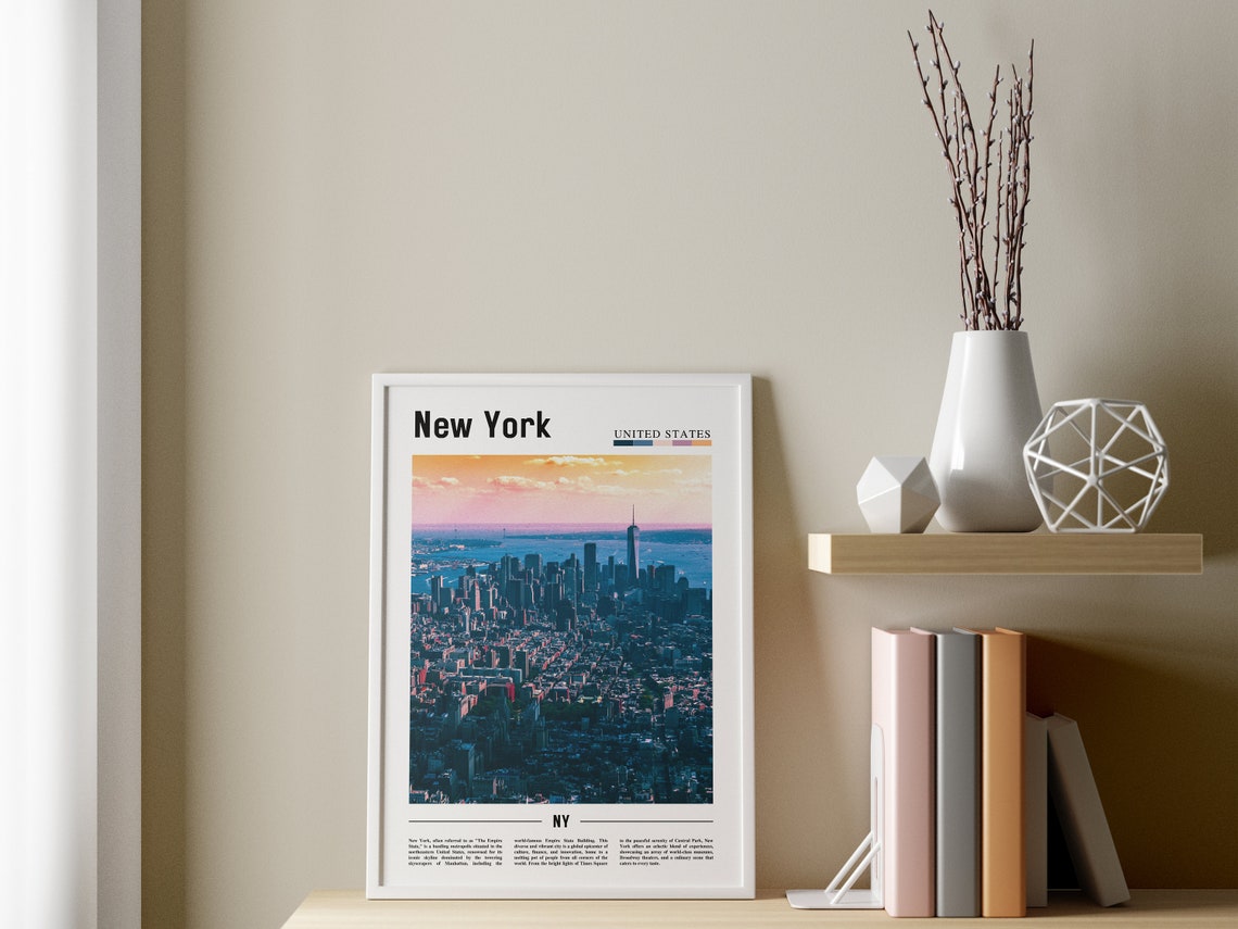 New York Poster New York Print New York Wall Art Ny Photo Ny Poster Ny Print New York Photo Travel Poster - Image 3