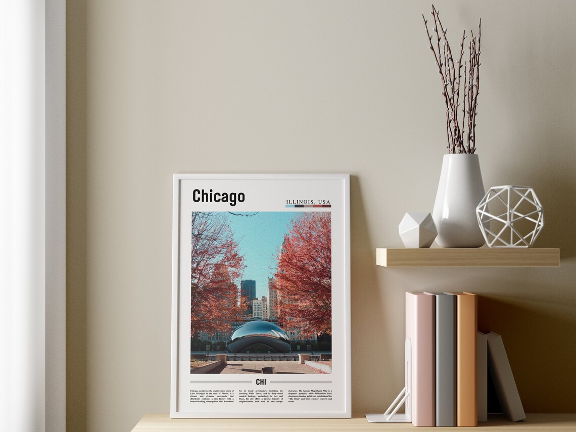 Chicago Travel Poster, United States Photo - Image 3