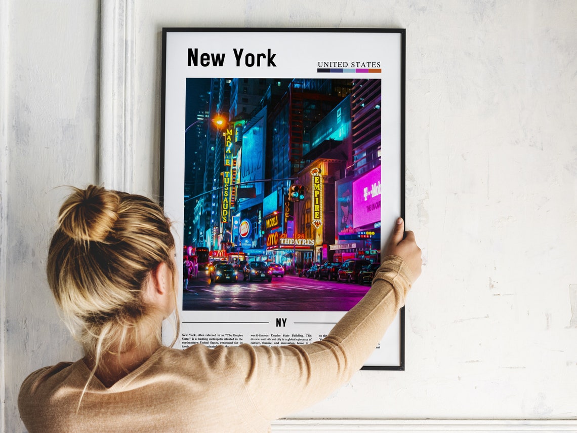 New York Poster New York Print New York Wall Art Ny Photo Ny Poster Ny Print New York Photo Travel Poster - Image 5