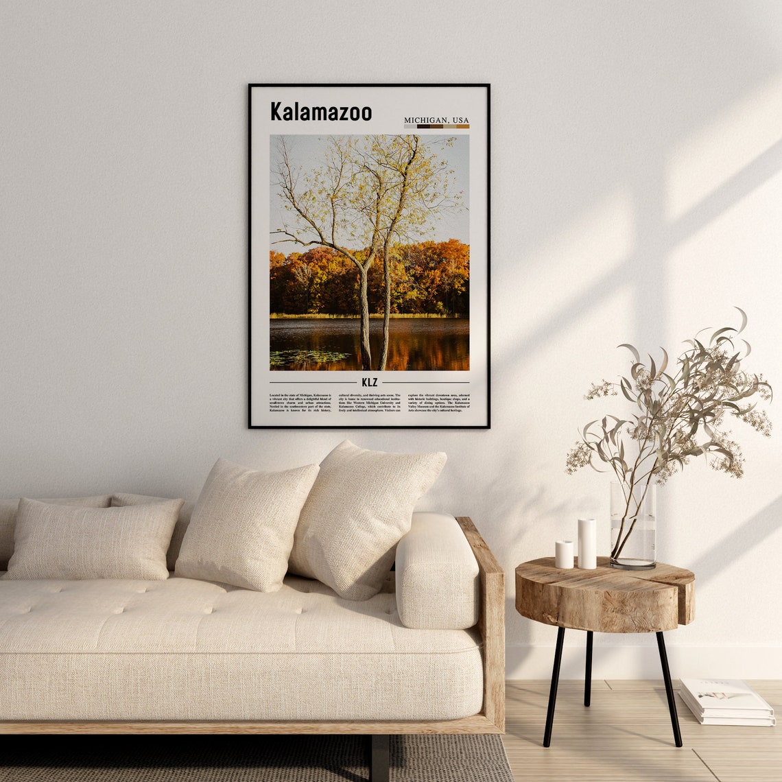 Kalamazoo Poster Kalamazoo Print Kalamazoo Wall Art United States Photo United States Poster United States Print - Image 2