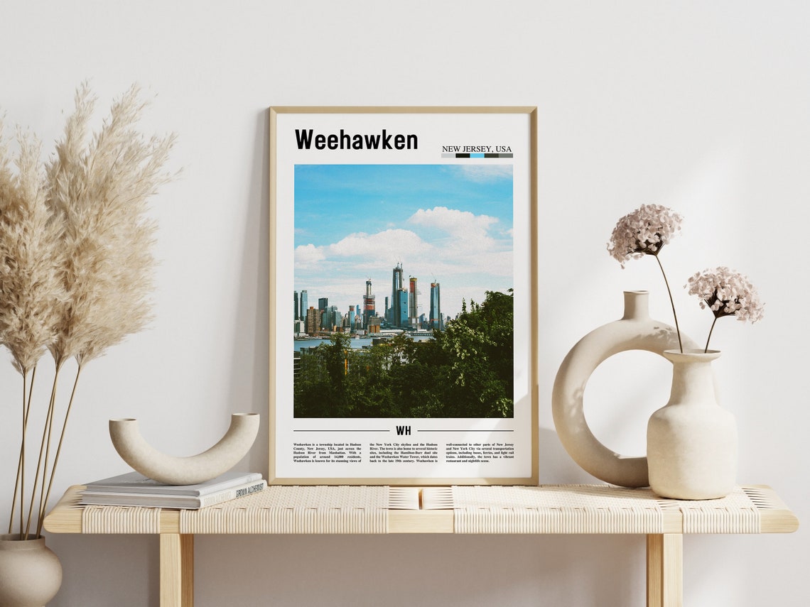 Weehawken Poster Weehawken Print Weehawken Wall Art United States Photo United States Poster United States Print - Image 5