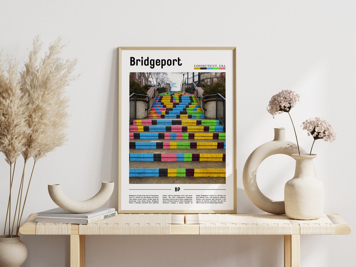 Bridgeport, United States Travel Poster - Image 6
