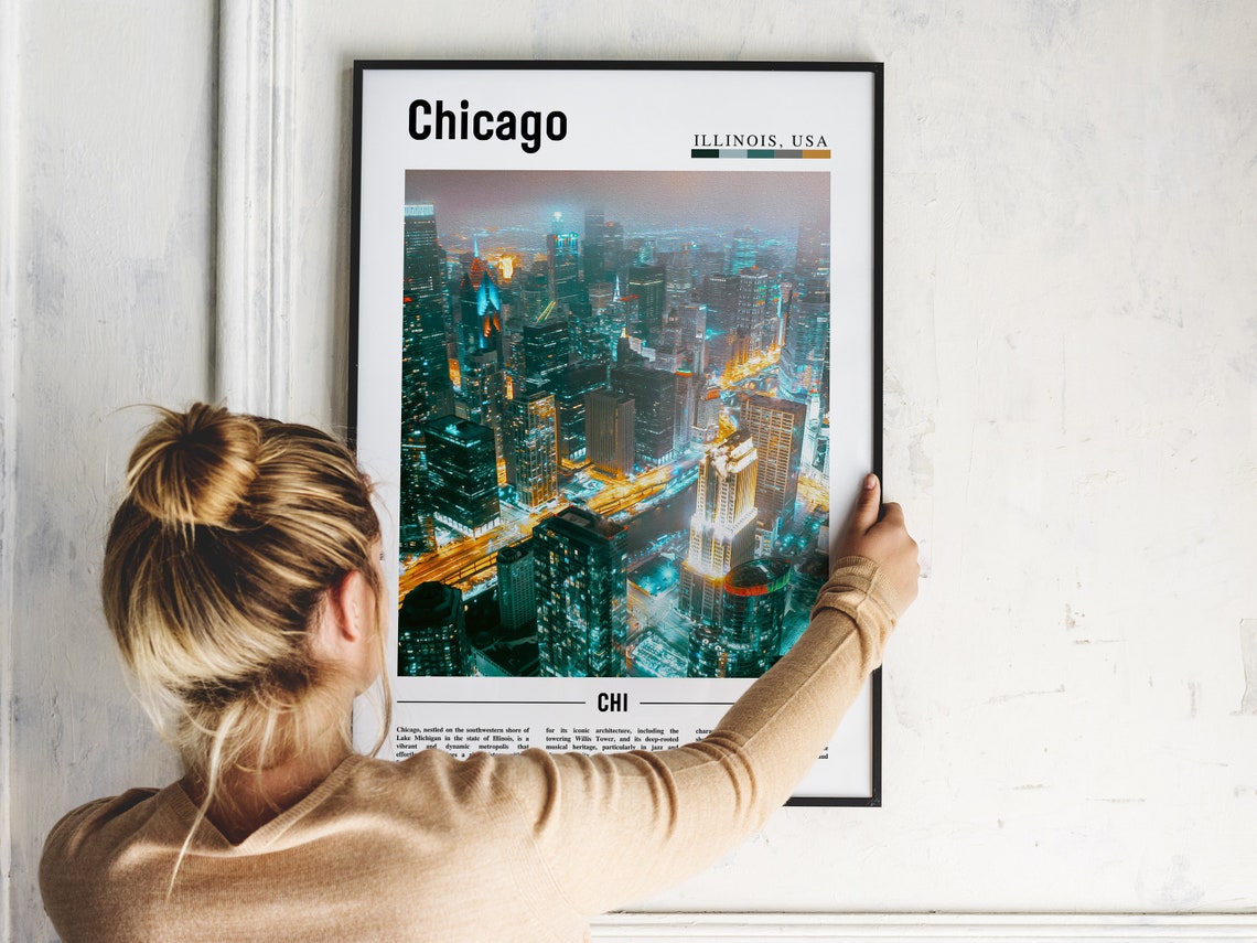 Chicago, United States Travel Poster - Image 5