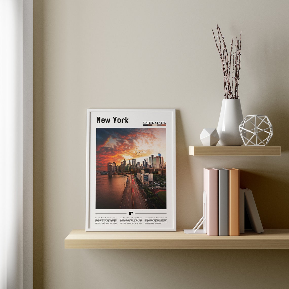 New York Poster New York Print New York Wall Art United States Photo United States Poster United States Print Travel Poster - Image 2