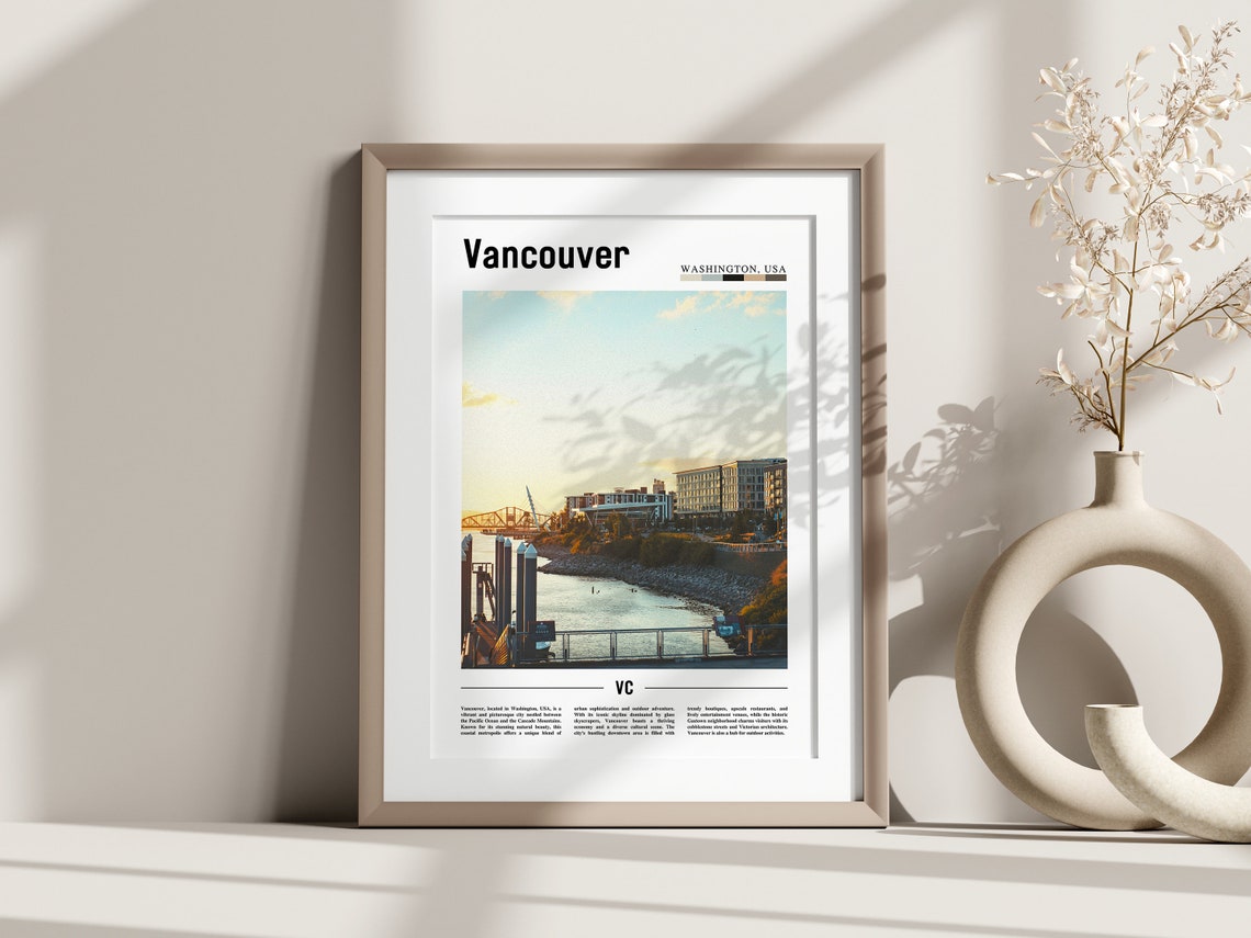 Vancouver Poster Vancouver Print Vancouver Wall Art United States Photo United States Poster United States Print - Image 3