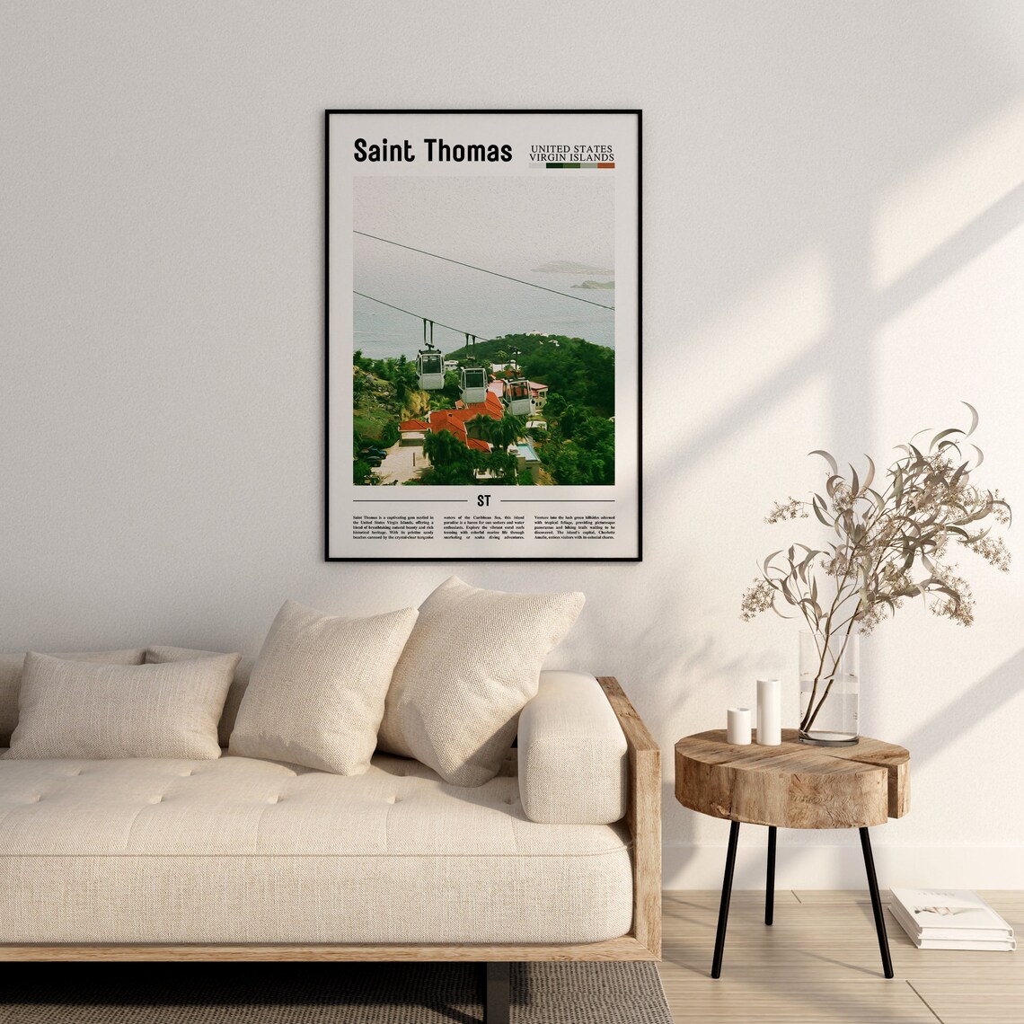 Saint Thomas Travel Poster, Caribbean Photo - Image 2