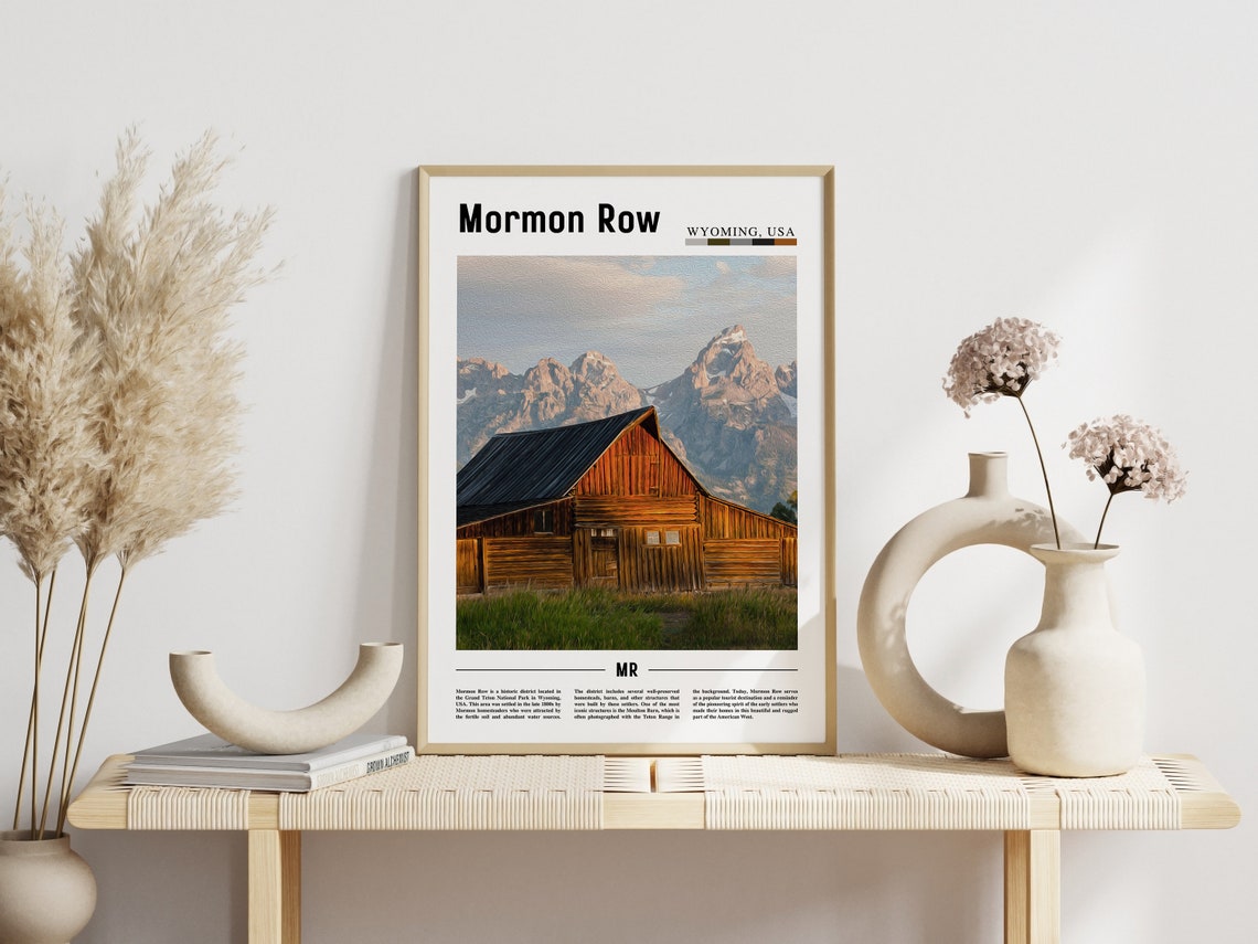 Mormon Row Poster Mormon Row Print Mormon Row Wall Art United States Photo United States Poster United States Print - Image 5