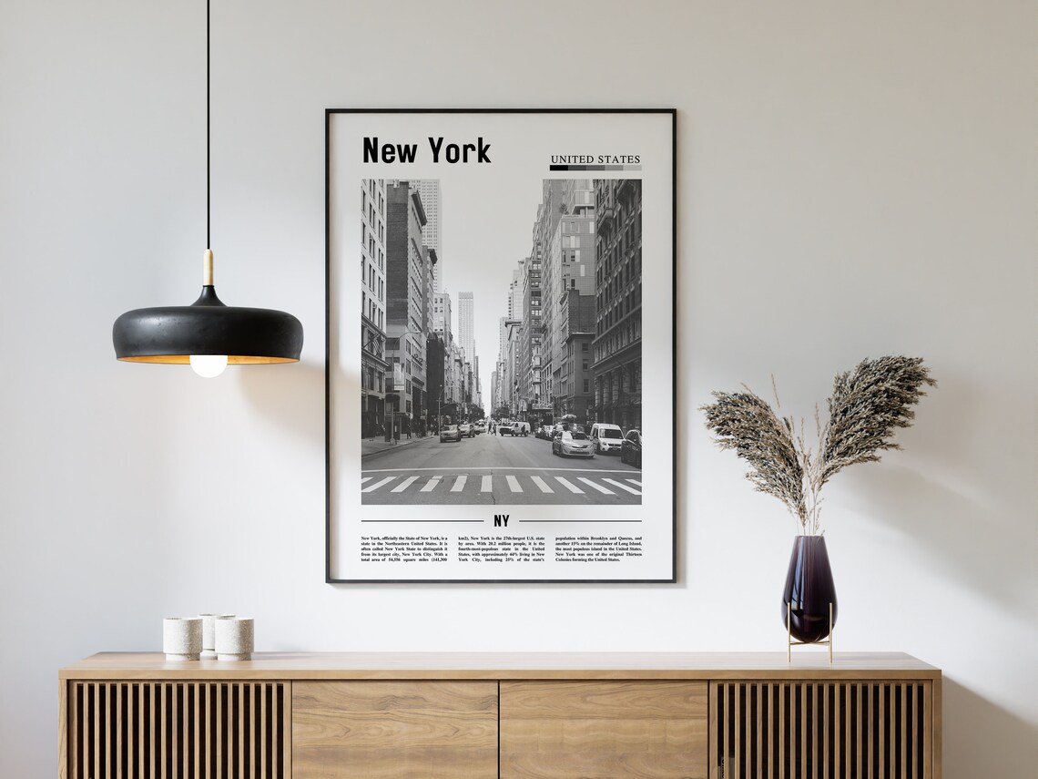 New York Minimal Travel Poster, Poster Print - Image 4