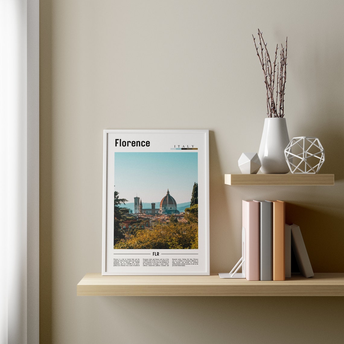 Florence Poster Florence Print Florence Wall Art Italy Photo Italy Poster Italy Print Italy Wall Art Minimal Travel Poster - Image 2