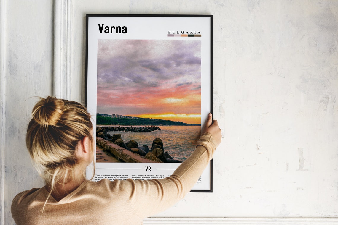 Varna Poster Varna Print Varna Wall Art Europe Photo Europe Poster Europe Print Travel Poster - Image 5