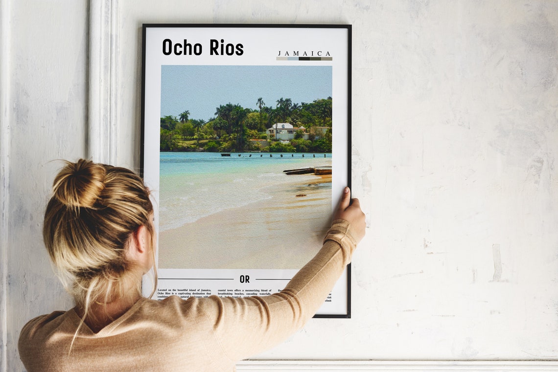 Ocho Rios Poster Ocho Rios Print Ocho Rios Wall Art Caribbean Photo Caribbean Poster Caribbean Print Travel Poster - Image 5