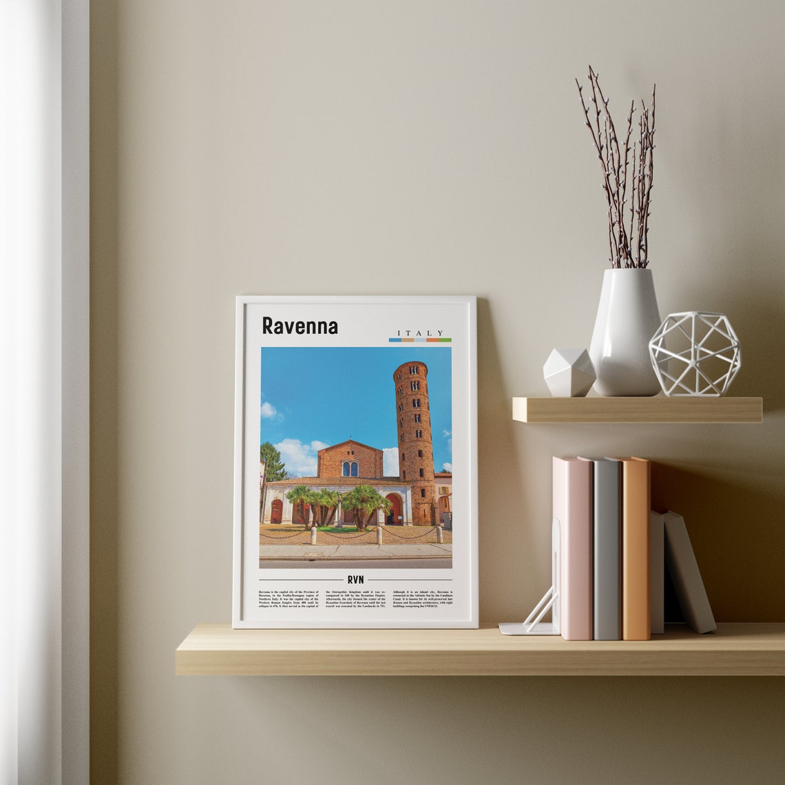 Ravenna, Italy Minimal Travel Poster - Image 3