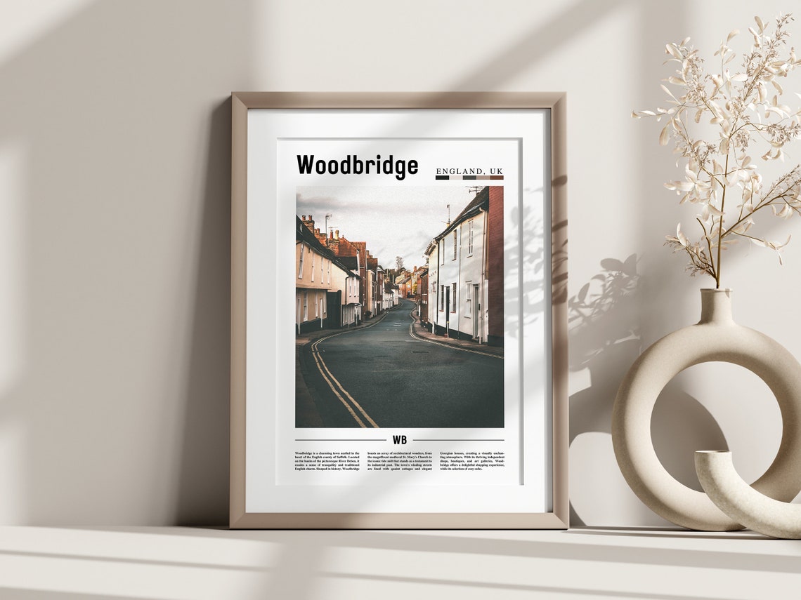 Woodbridge Poster Woodbridge Print Woodbridge Wall Art Europe Photo Europe Poster Europe Print Travel Poster - Image 3