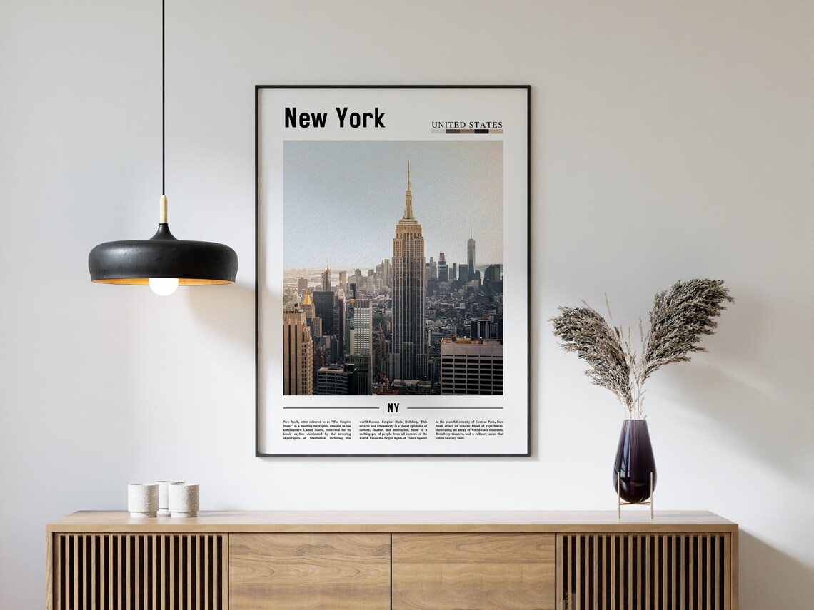 New York Travel Poster, City Photo Wall Art - Image 4
