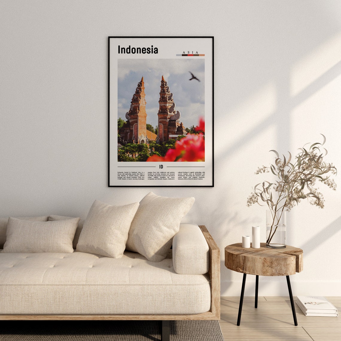 Indonesia Minimal Travel Poster - Image 2