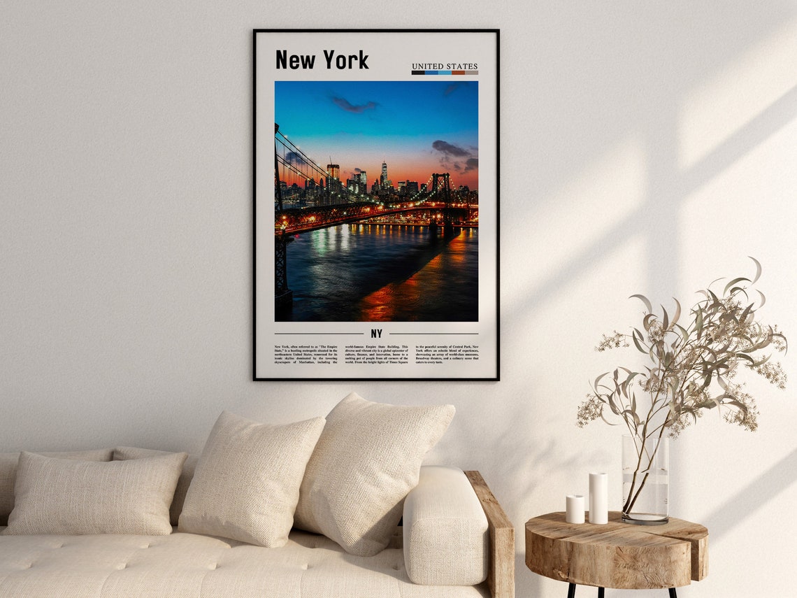 New York Poster New York Print New York Wall Art Ny Photo Ny Poster Ny Print New York Photo Travel Poster - Image 2