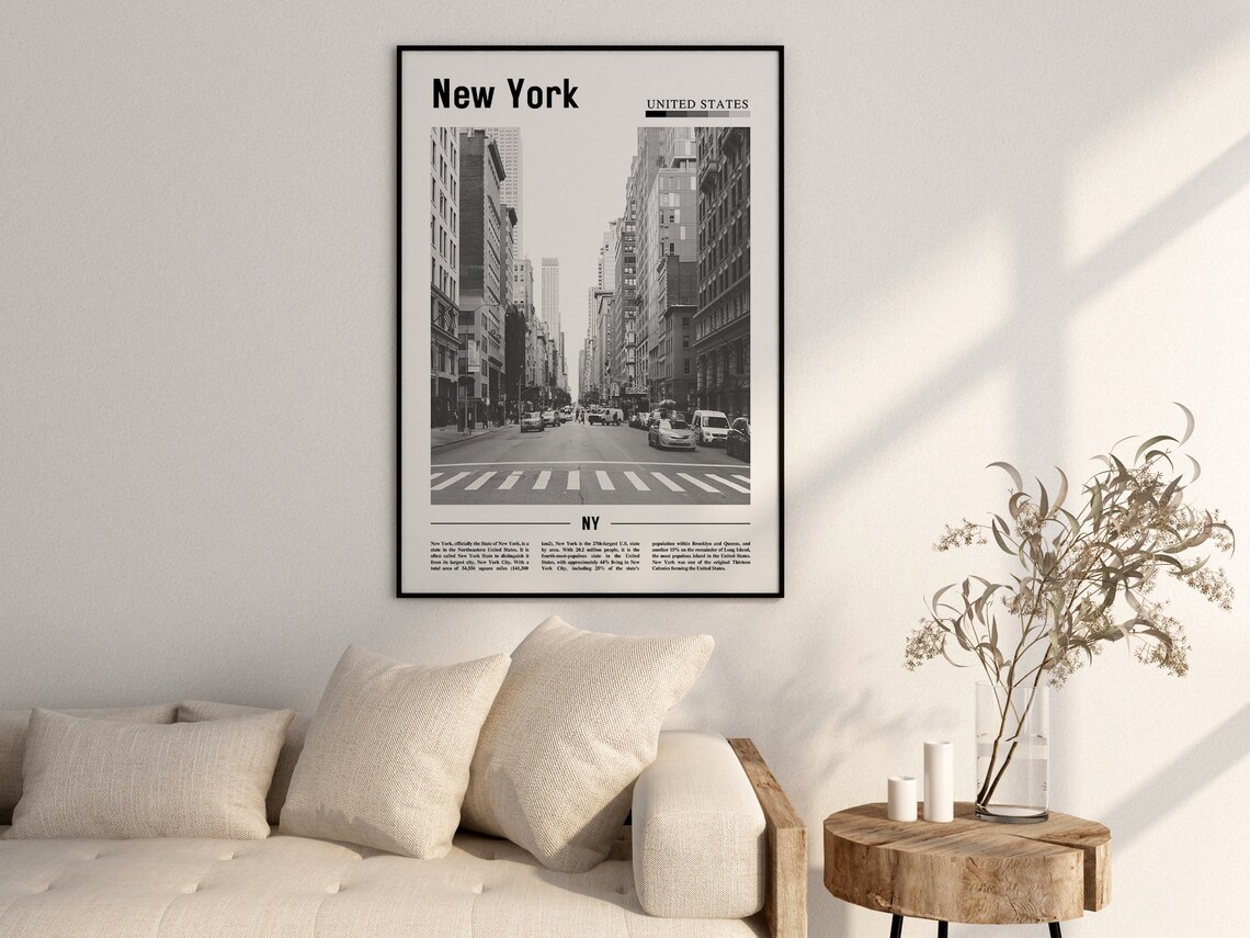 New York Minimal Travel Poster, Poster Print - Image 2