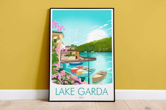 Lake Garda Print Italy