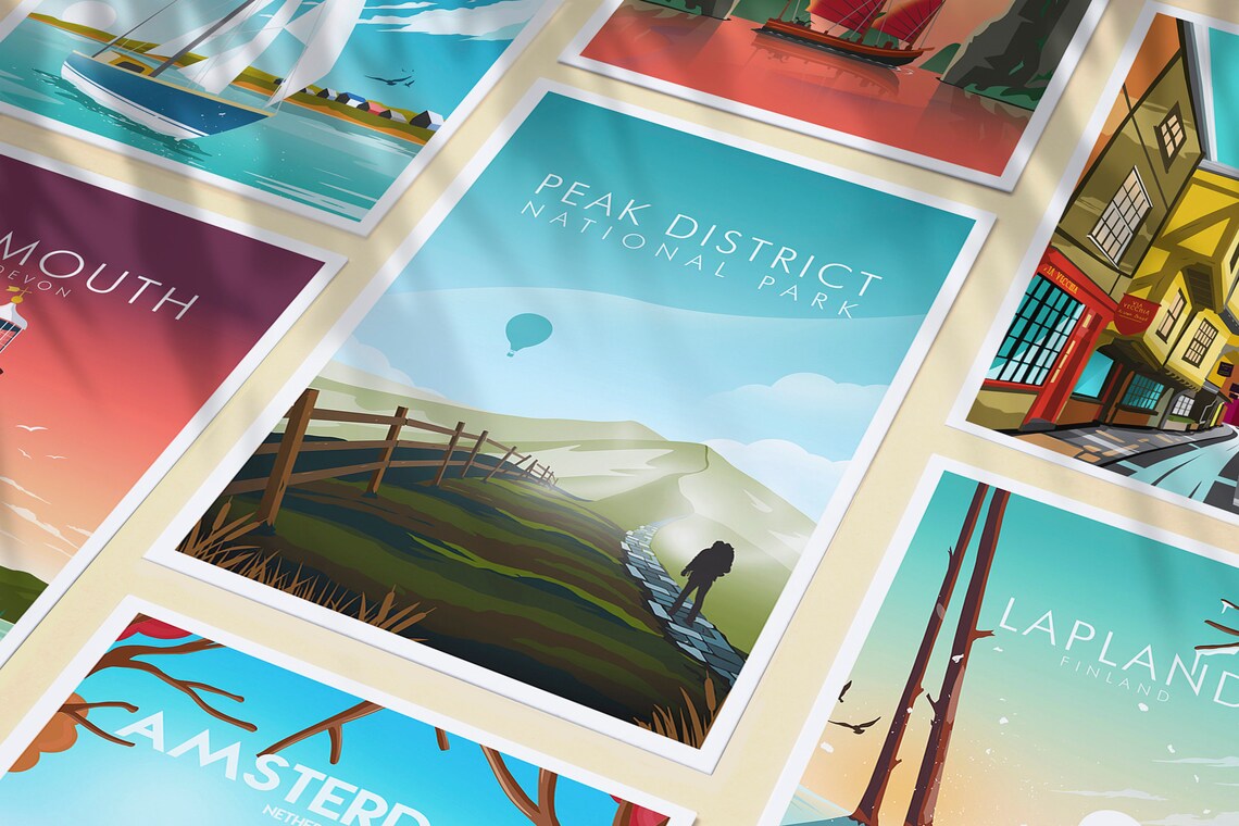 Peak District Print National Park Poster - Image 3