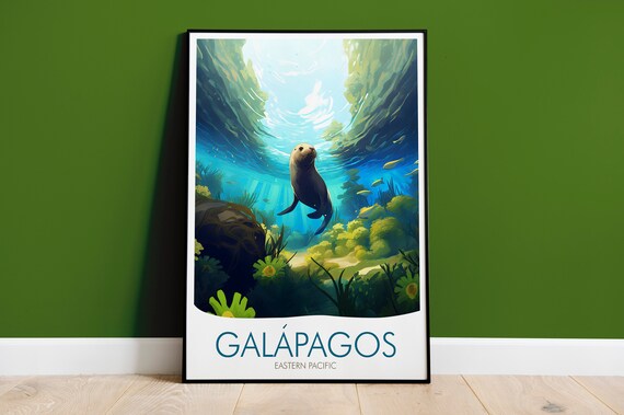 Galapagos Islands Travel Print