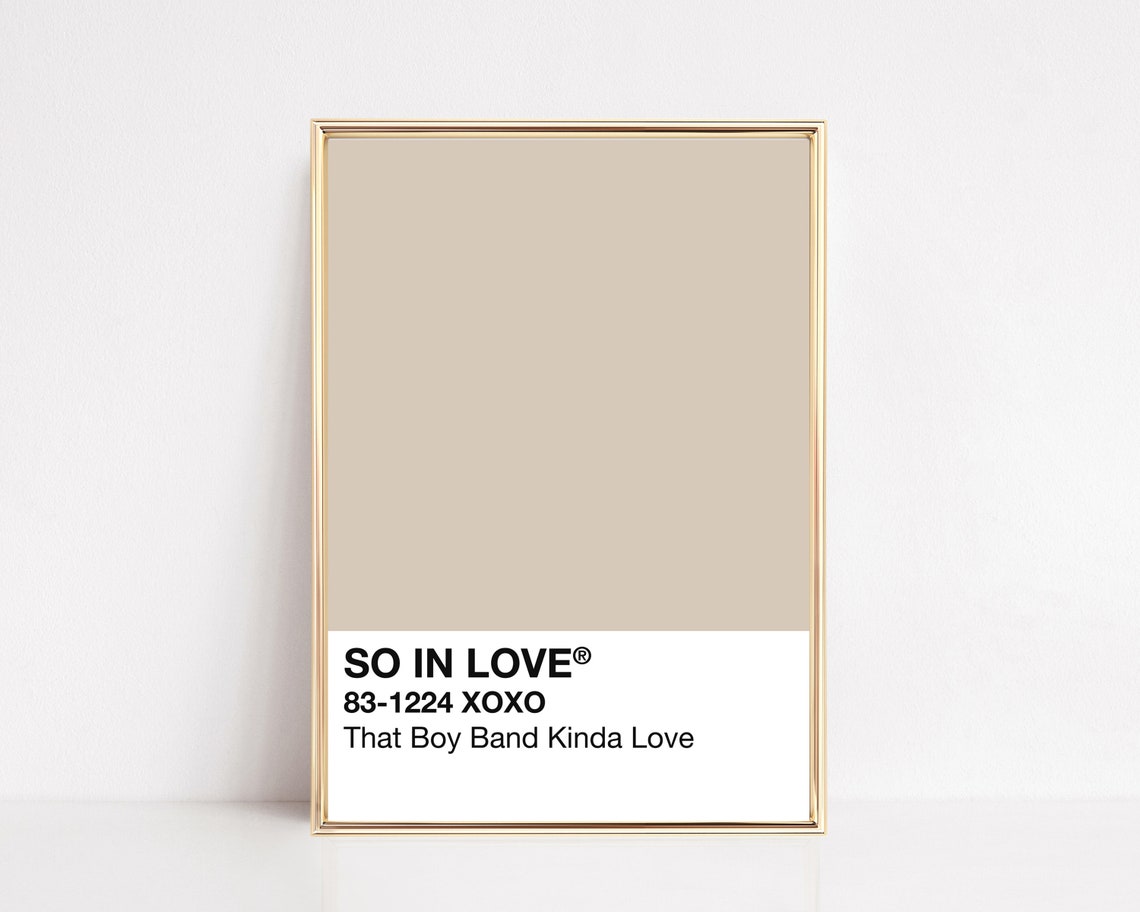 Valentines Day Decor 90s Nostalgia Print Funny Valentines Day Minimalist Valentines Art Wall Art