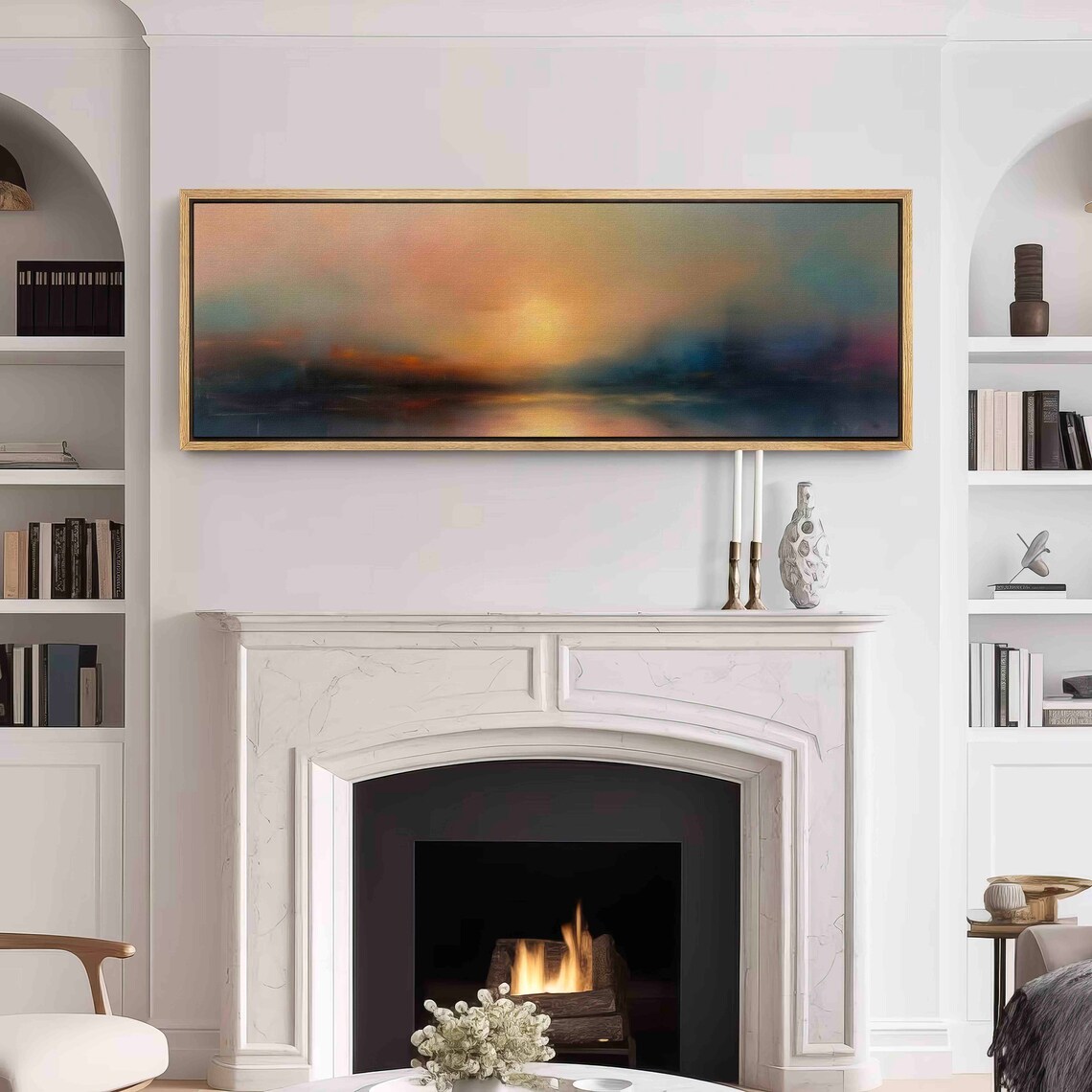 Moody Landscape, Modern Abstract Wall Art Print - Image 3