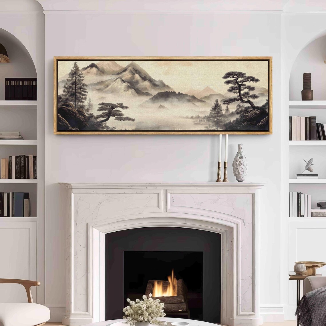 Vintage Japanese Tapestry, Boho Wall Art Print - Image 3