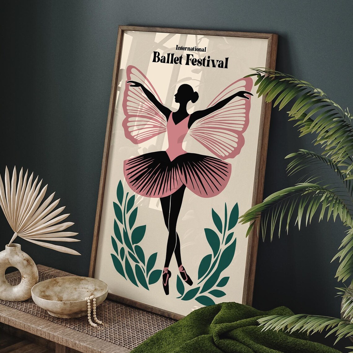 International Ballet Festival Butterfly Wing Ballerina Poster - Image 6