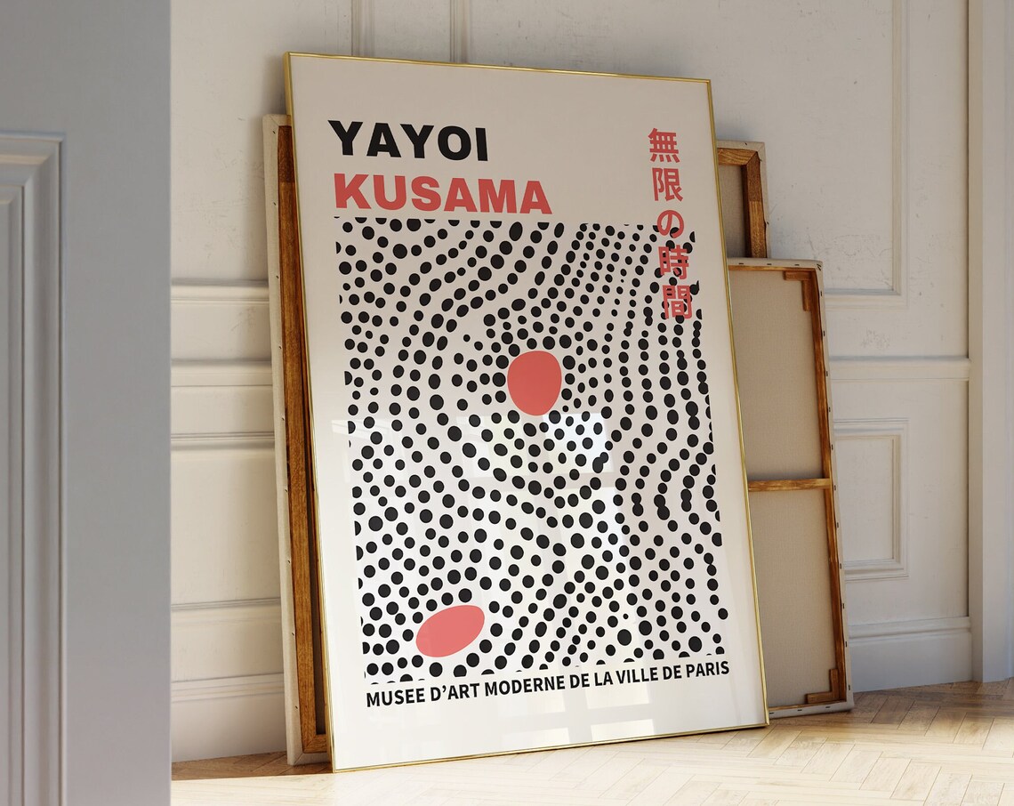 Yayoi Kusama Gallery Wall Art Poster