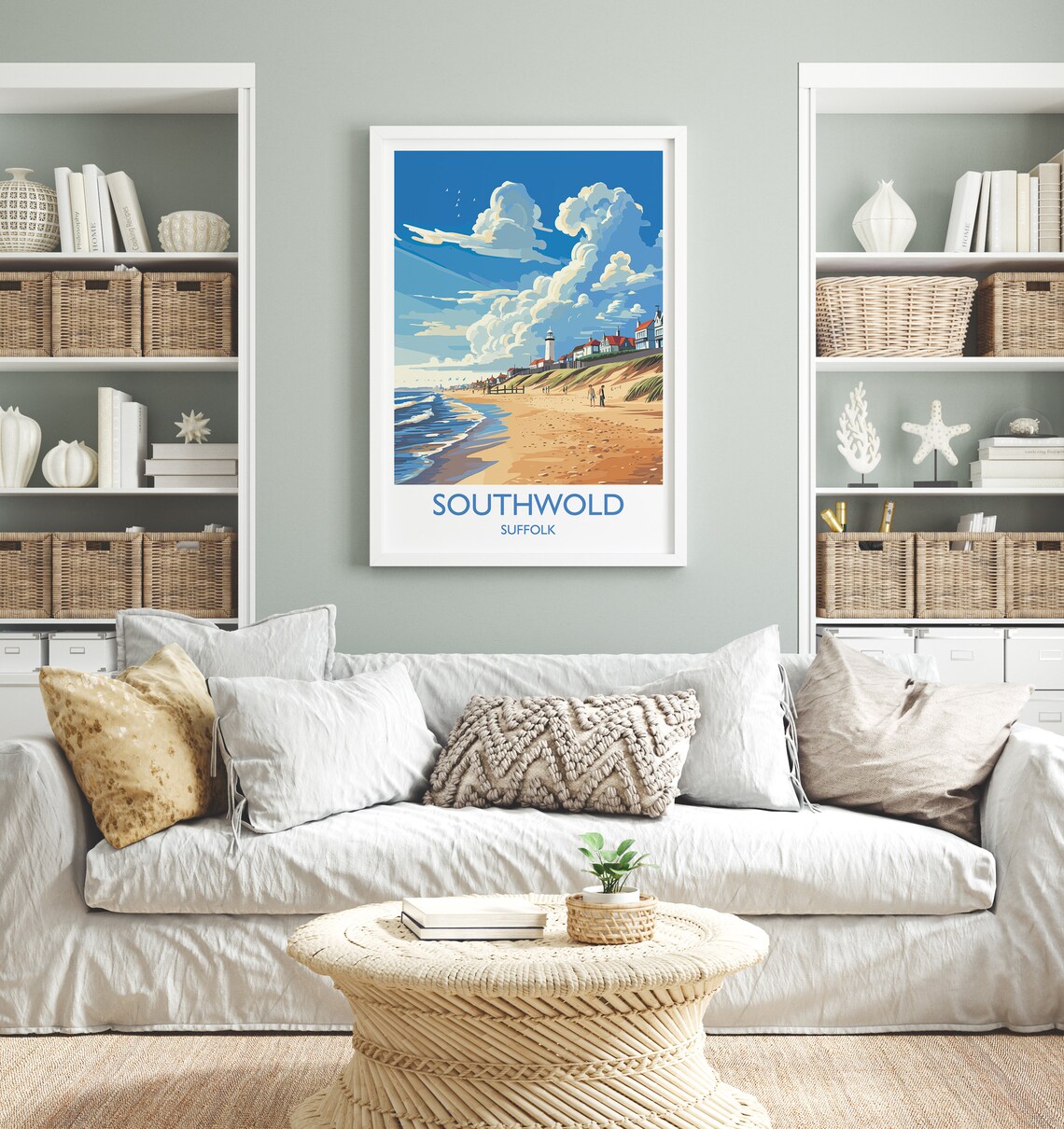 Southwold Travel Poster, Suffolk Coast Art Print - Image 2