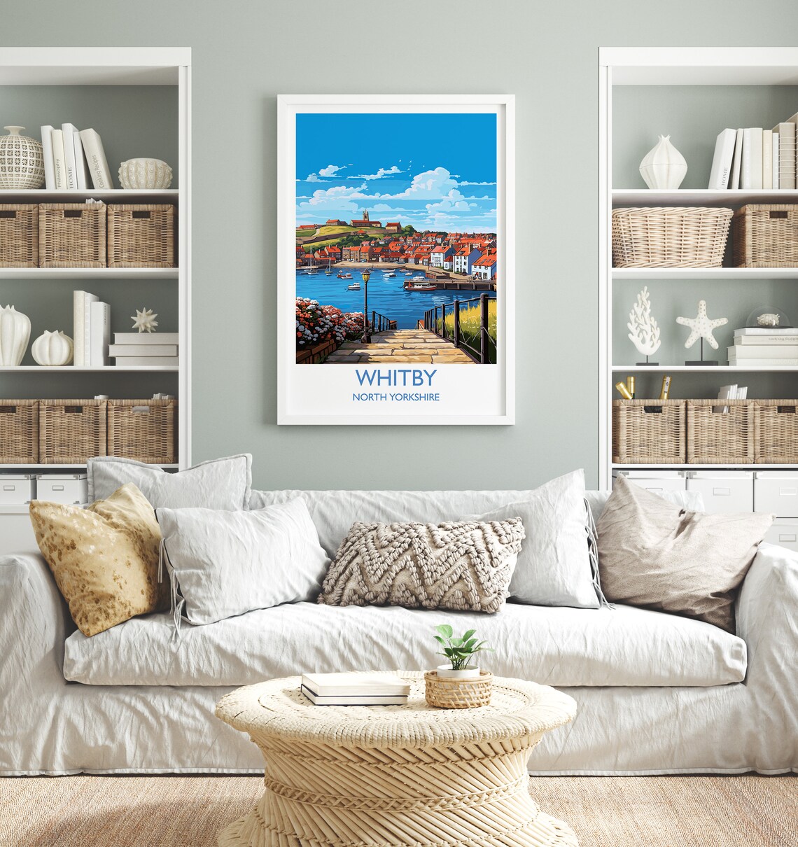 Whitby Yorkshire Travel Gift Wall Art Print - Image 4