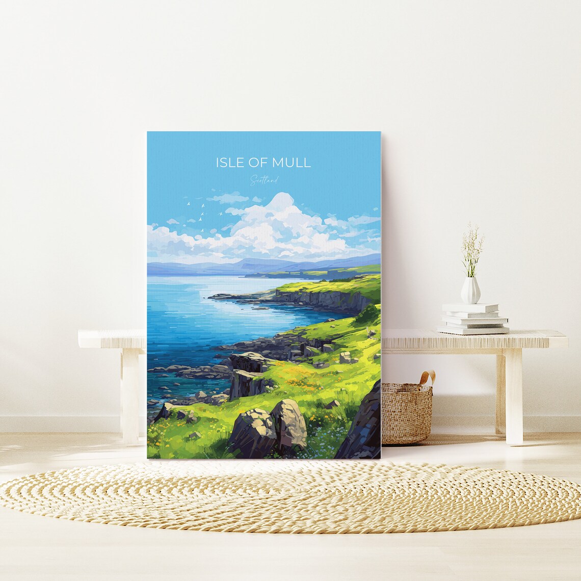 Isle Of Mull Travel Poster, Scotland Wall Art Print - Image 3