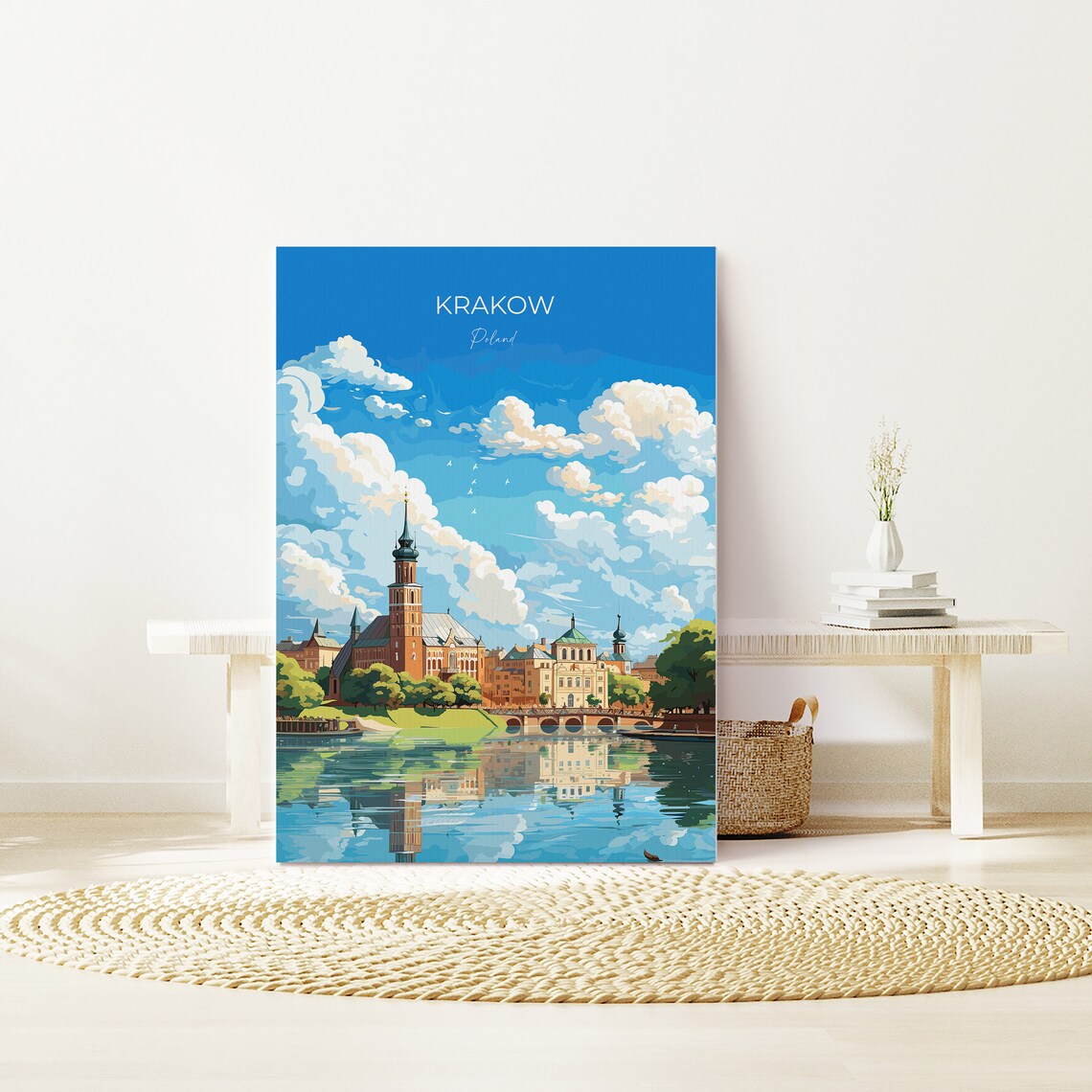 Krakow, Poland Travel Poster, City Wall Art Print - Image 2