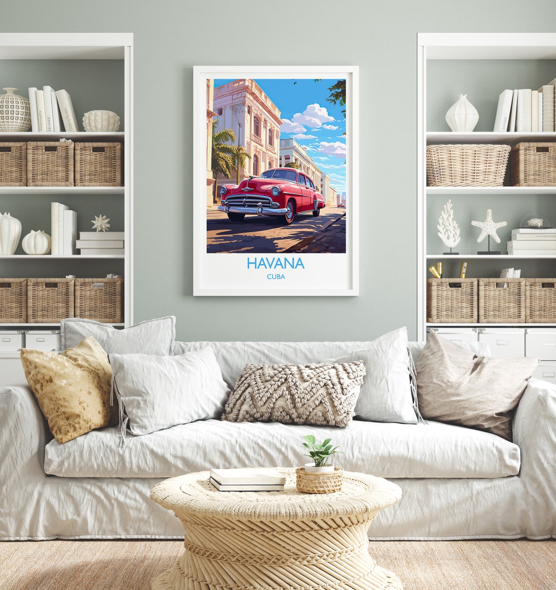 Havana Travel Print Travel Poster Of Havana Cuba Havana Art Havana Gift Wall Art Print - Image 4