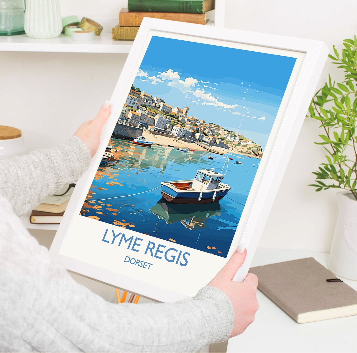 Lyme Regis Travel Poster, Dorset England - Image 5