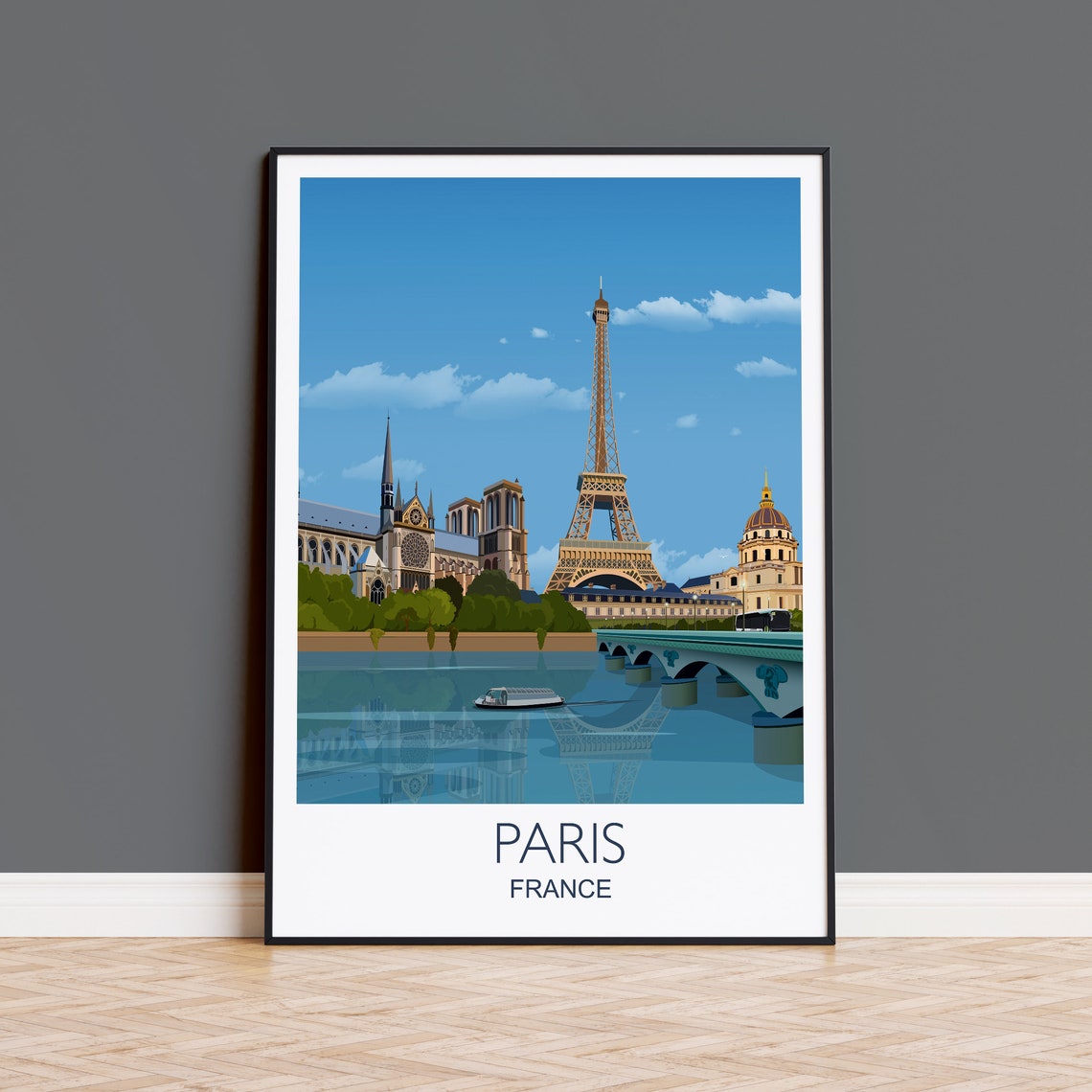 Paris Travel Print Wall Art Travel Poster Of Paris Paris Gift Art Lovers France Art Lover Gift Paris Print France Wall Art Dcor