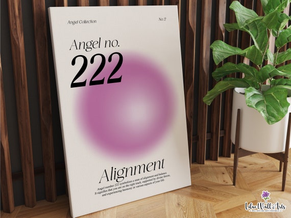222 Poster 1234 Angel Number 222 Angel Number Poster 000 Angel Number Decor 111 222 333 Numerology Art Aura Angel Numbers Alignment