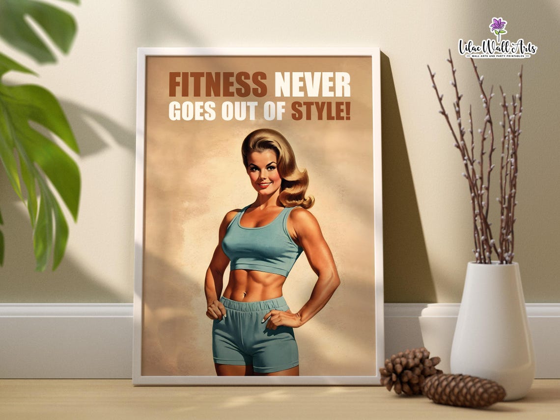 Fitness Motivation Art Gym Posters Fitness Gift Gym Motivation Art Wellness Poster Gym Room Decor Fitness Studio Fitness Gym - Image 3
