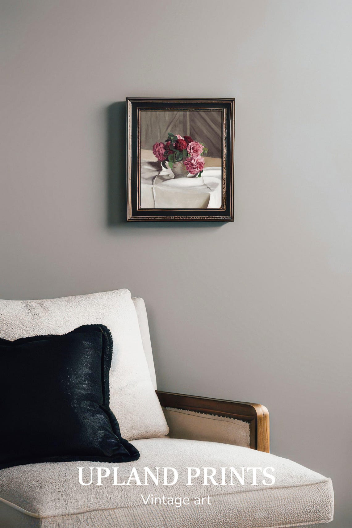 Pink Flowers Print Pink Floral Print Pink Roses Painting Roses Wall Art Roses Print Floral Wall Art Pink Floral 051 - Image 2