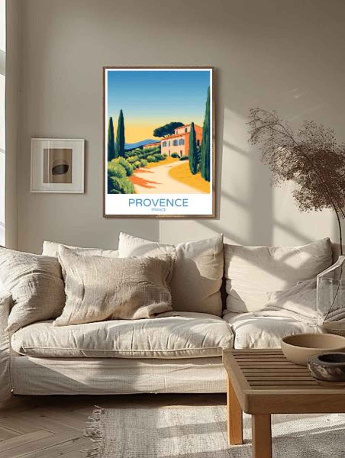Provence France Travel Poster Lavender Fields Scenic Landscape Wall Art French Countryside Print Travel Gift European Decor Wall Art - Image 2