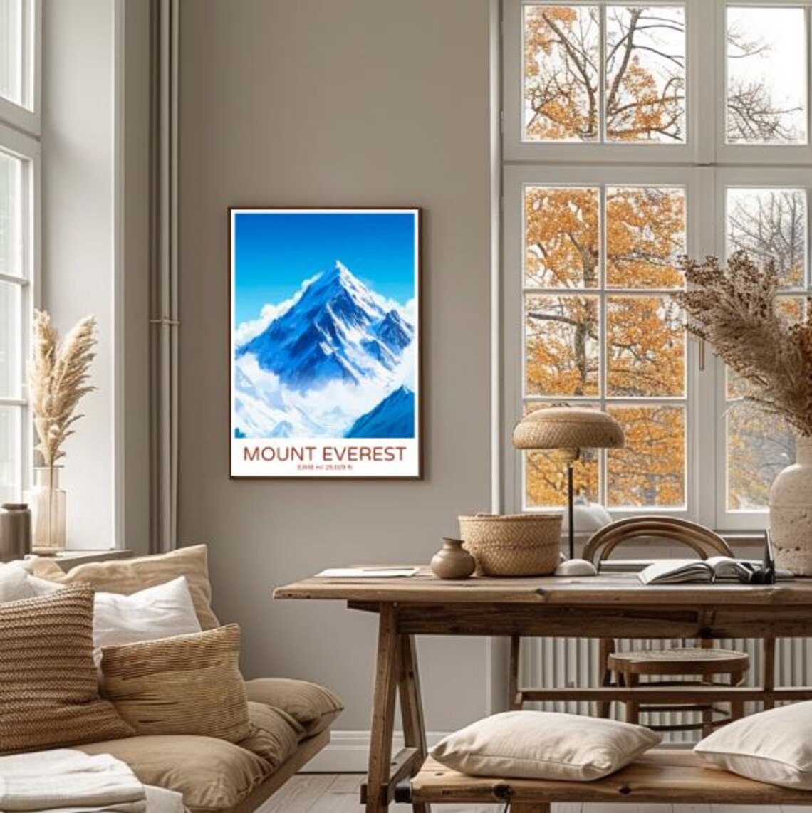 Mount Everest Himalaya Snow Summit Adventure Peak Travel Poster - Image 4