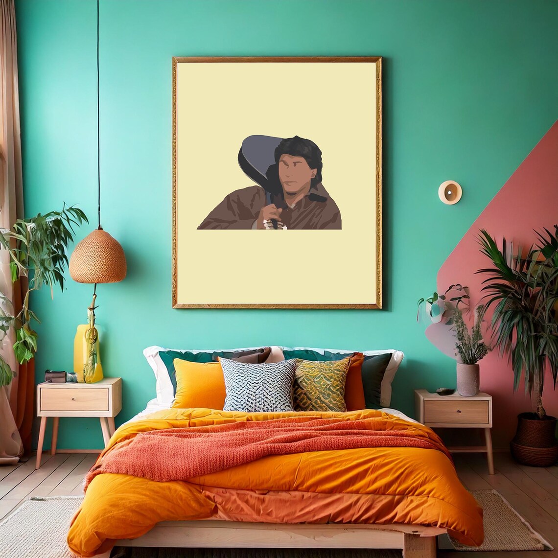 DDLJ SRK Violin Silhouette, Bollywood Poster - Image 5